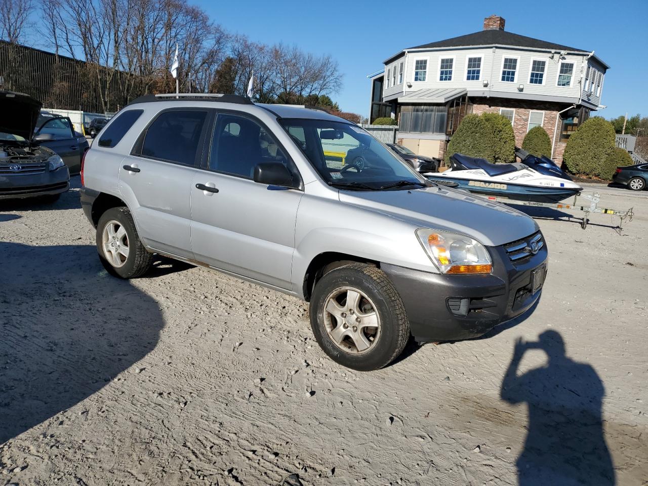 2006 KIA Sportage VIN KNDJF724667234039 Copart auction photo, minor dent/scratches damage thumbnail 4