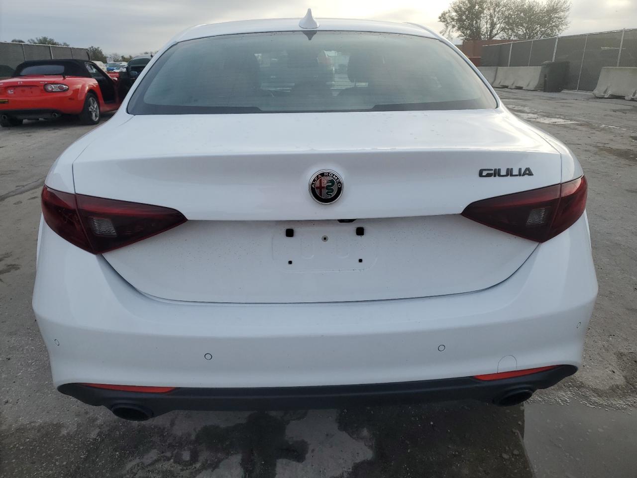 2019 Alfa Romeo Giulia VIN ZARFAMAN3K7602593 Copart auction photo, front end damage thumbnail 6