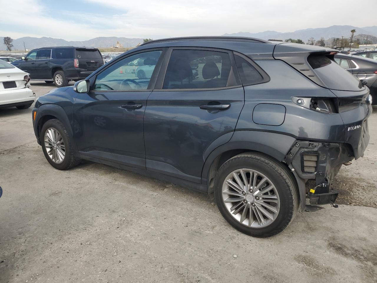 2018 Hyundai Kona VIN KM8K22AA4JU078079 Copart auction photo, rear end / side damage thumbnail 2