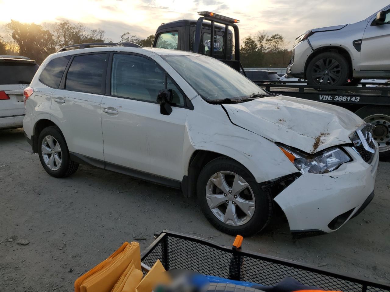 2016 Subaru Forester VIN JF2SJAGCXGH465863 Copart auction photo, all over damage thumbnail 4