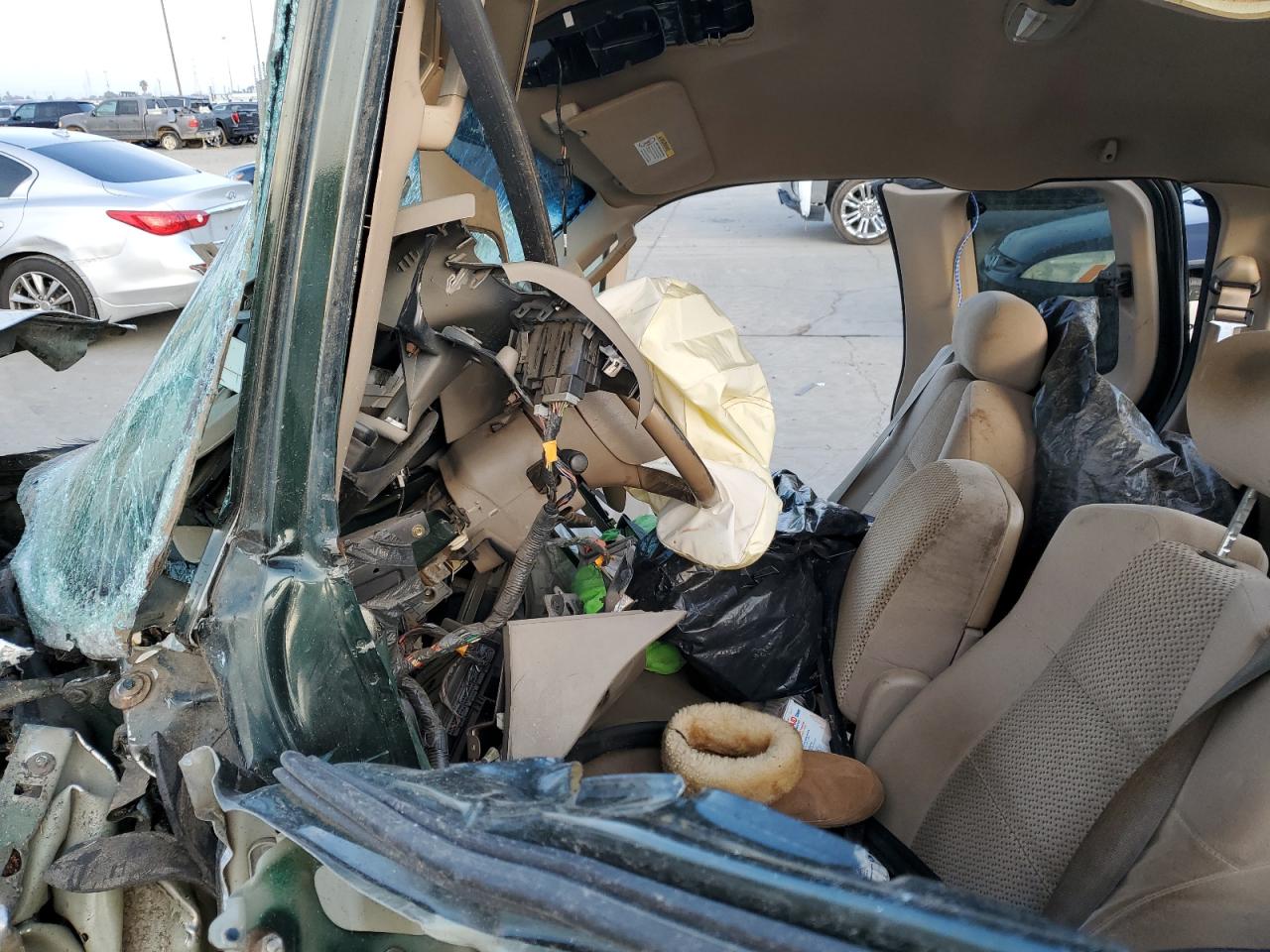 2004 Ford F-150 VIN 2FTRX17W64CA36891 Copart auction photo, all over damage thumbnail 9