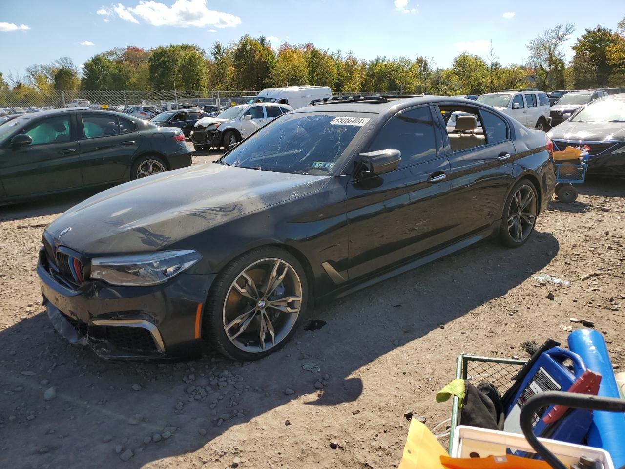2018 BMW M5 VIN WBAJB9C54JB287050