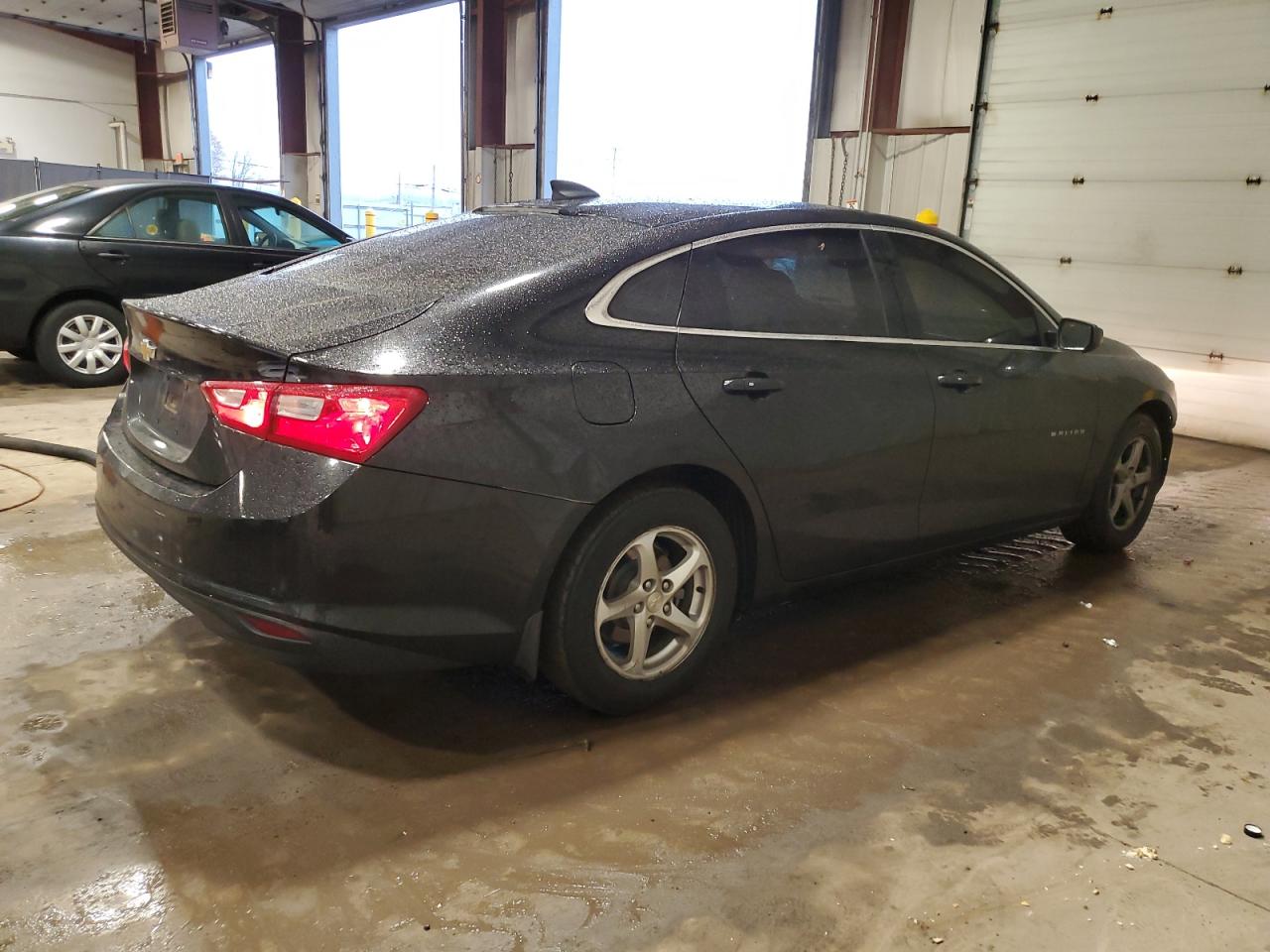 2018 Chevrolet Malibu VIN 1G1ZB5ST6JF212592 Copart auction photo, front end / top/roof damage thumbnail 3