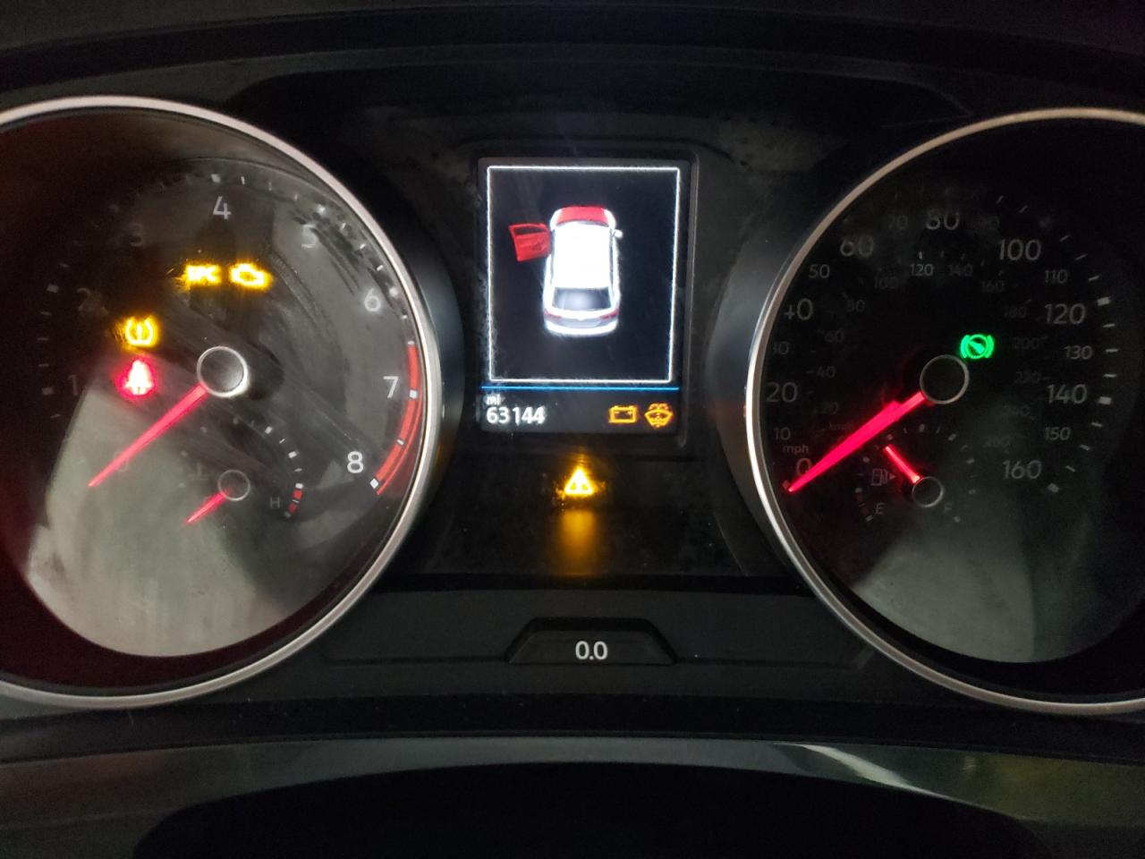 2019 Volkswagen Tiguan VIN 3VV2B7AXXKM024671 Copart auction photo, side damage thumbnail 9