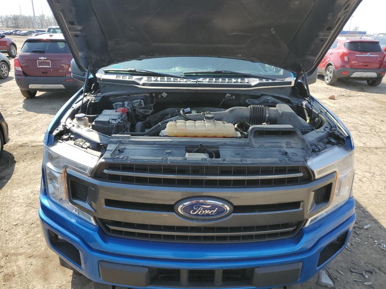 2019 Ford F-150 VIN 1FTEW1EP8KFA34381 Copart auction photo, rear end damage thumbnail 11