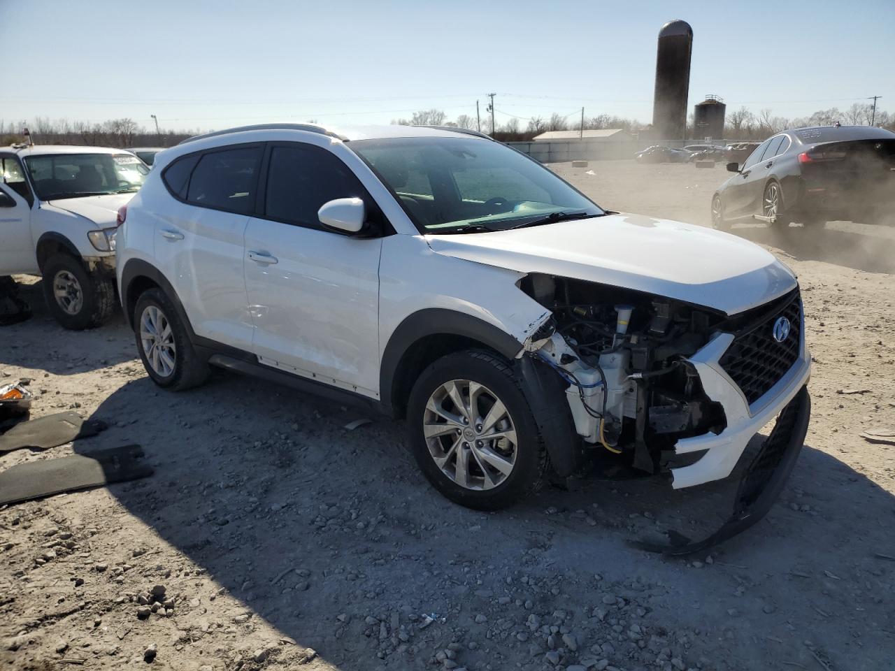 2020 Hyundai Tucson VIN KM8J33A45LU152248 Copart auction photo, front end damage thumbnail 4