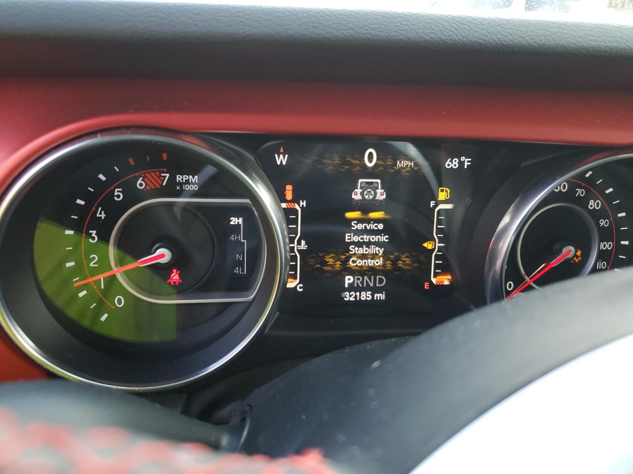 2019 Jeep Wrangler VIN 1C4HJXFN0KW541609 Copart auction photo, front end damage thumbnail 9