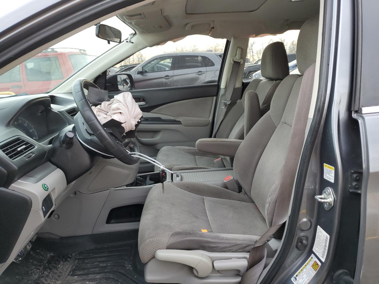 2012 Honda CR-V VIN 2HKRM4H57CH620323 Copart auction photo, front end damage thumbnail 7