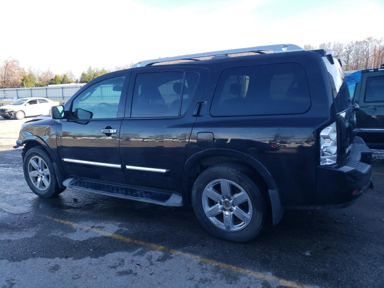 2010 Nissan Armada VIN 5N1BA0NE3AN603373 Copart auction photo, front end damage thumbnail 2