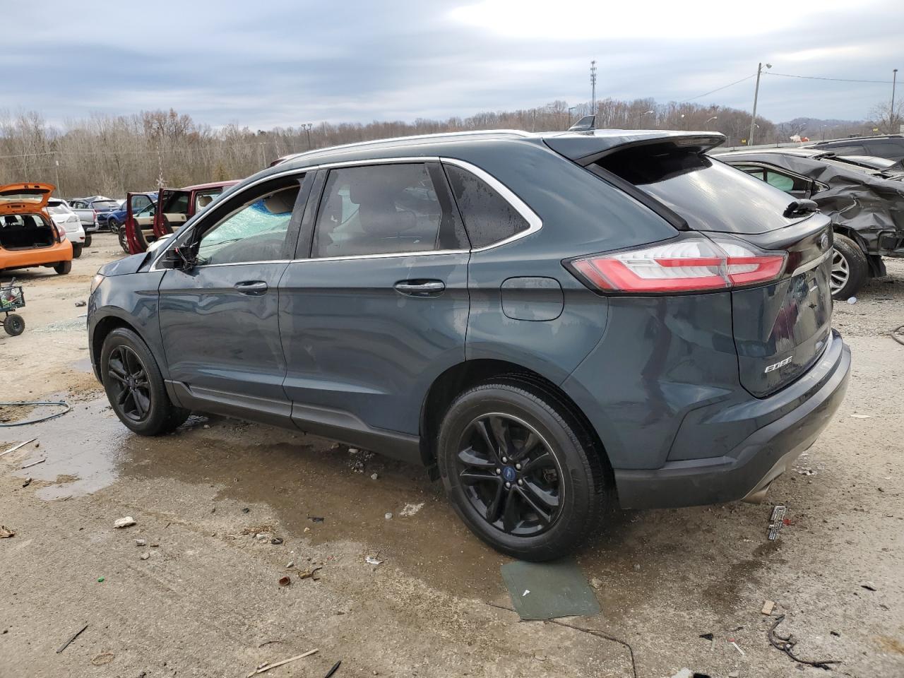 2019 Ford Edge VIN 2FMPK4J98KBC59779 Copart auction photo, front end / side damage thumbnail 2