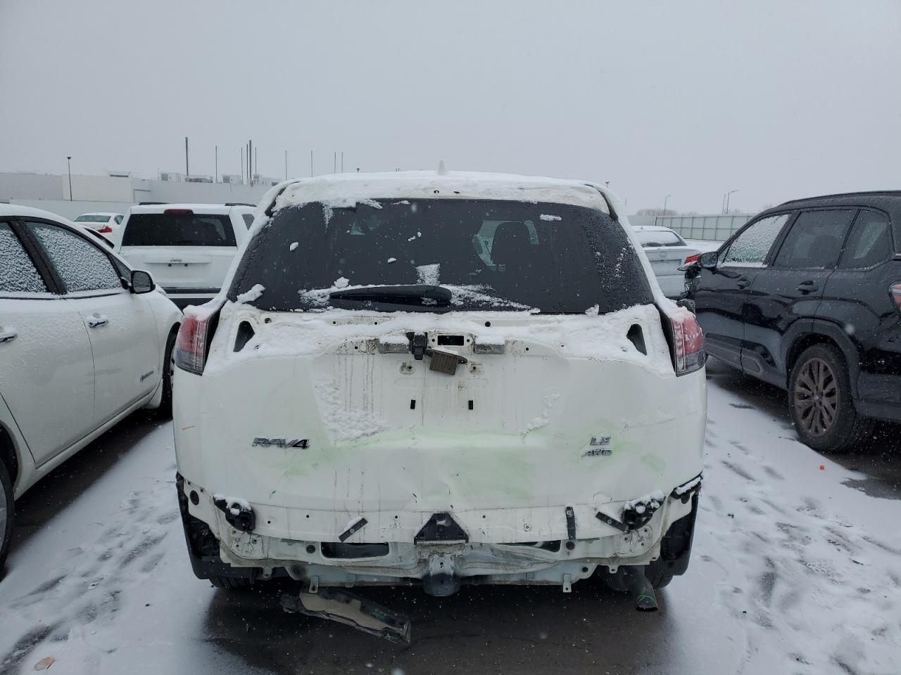 2017 Toyota RAV 4 VIN JTMBFREVXHJ166614 Copart auction photo, all over damage thumbnail 6