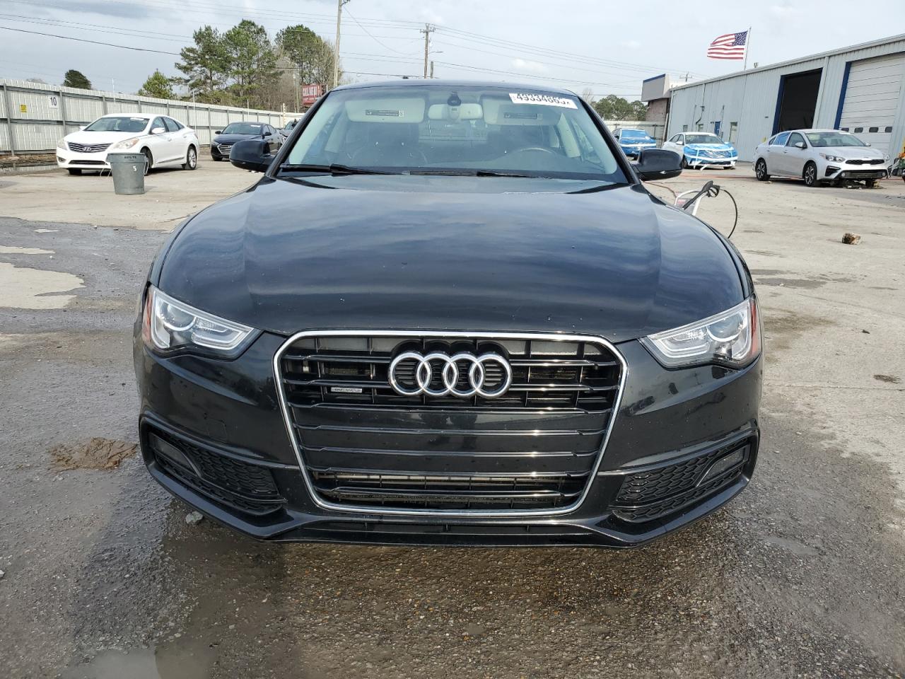 2016 Audi A5 VIN WAUM2AFR5GA018454 Copart auction photo, side / rear end damage thumbnail 5