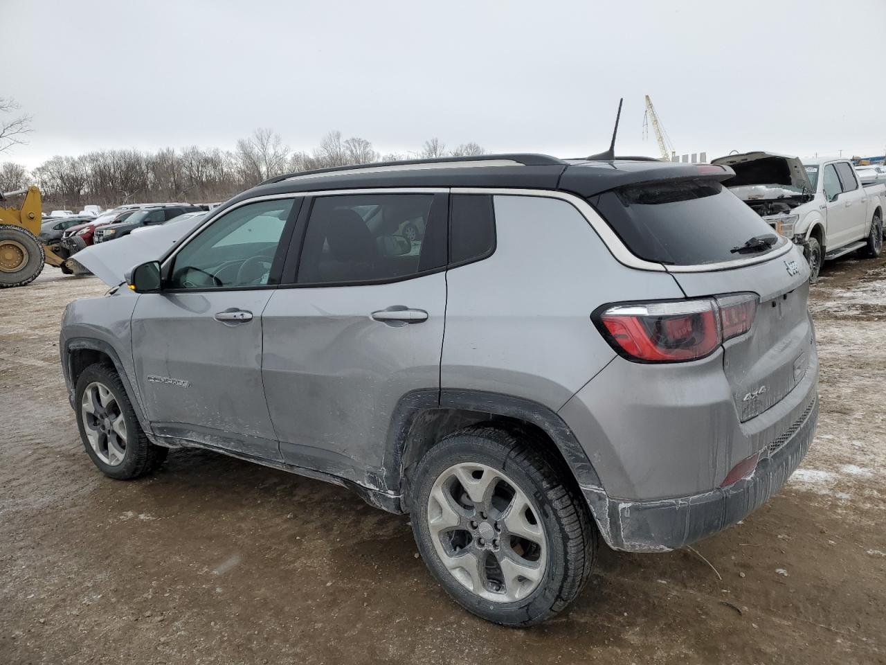 2019 Jeep Compass VIN 3C4NJDCB4KT656912 Copart auction photo, front end / mechanical damage thumbnail 2