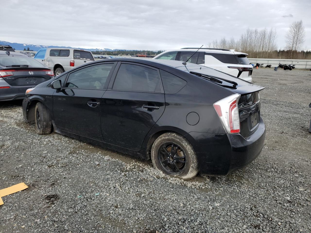 2014 Toyota Prius VIN JTDKN3DU6E0375973 Copart auction photo, front end / mechanical damage thumbnail 2