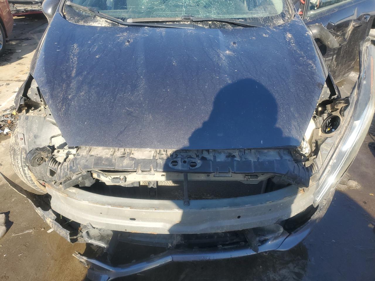 2019 Ford Fiesta VIN 3FADP4EJ9KM155688 Copart auction photo, front end / side damage thumbnail 13