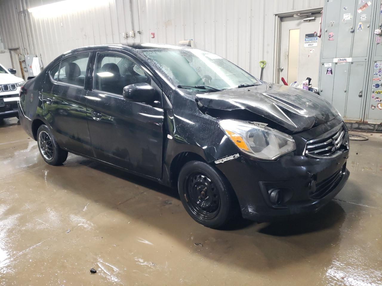2017 Mitsubishi Mirage VIN ML32F3FJ2HHF05419 Copart auction photo, rear end / front end damage thumbnail 4