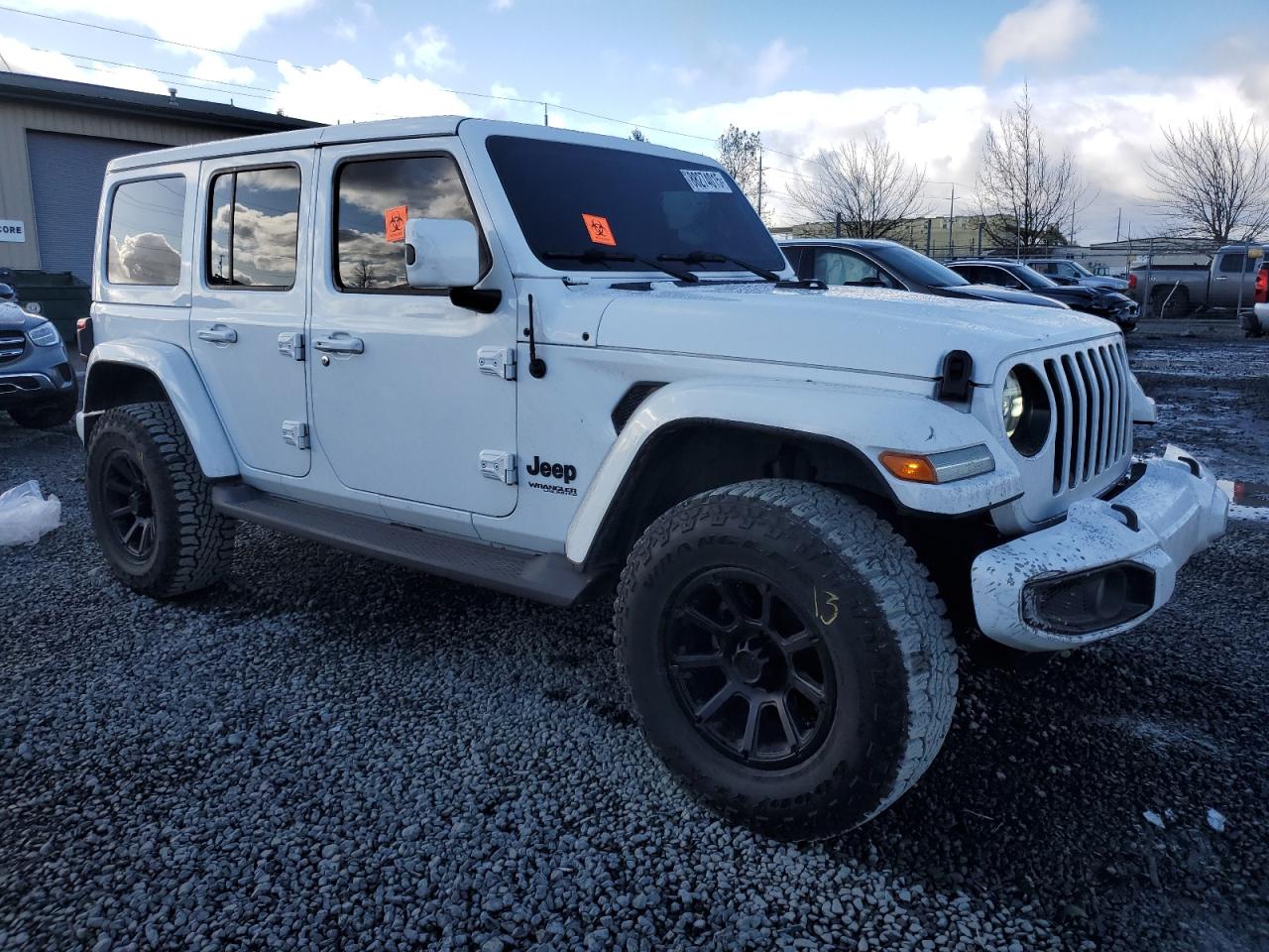 2020 Jeep Wrangler VIN 1C4HJXEG2LW319304 Copart auction photo, all over damage thumbnail 4