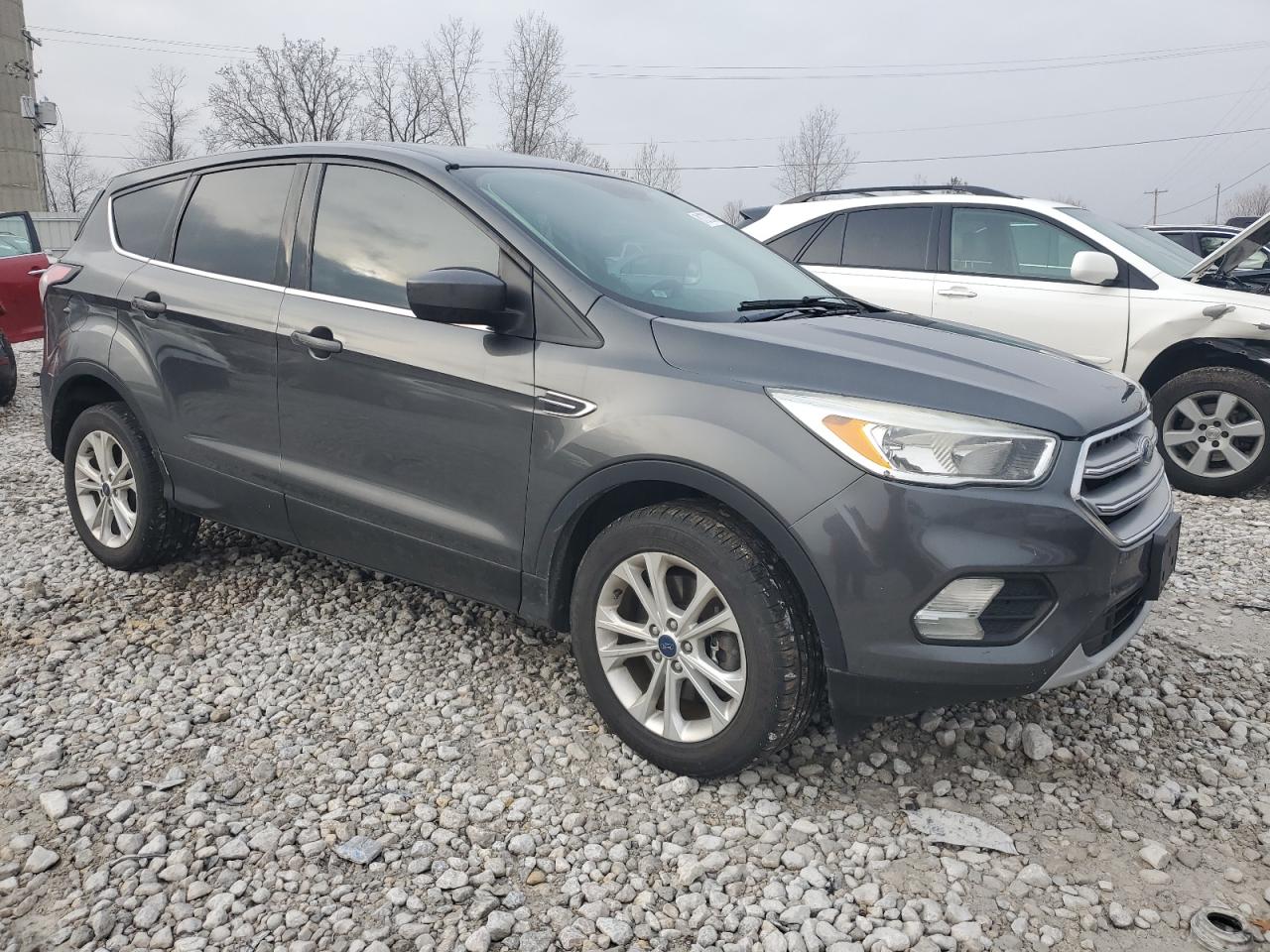 2017 Ford Escape VIN 1FMCU9GD3HUE44715 Copart auction photo, side / front end damage thumbnail 4