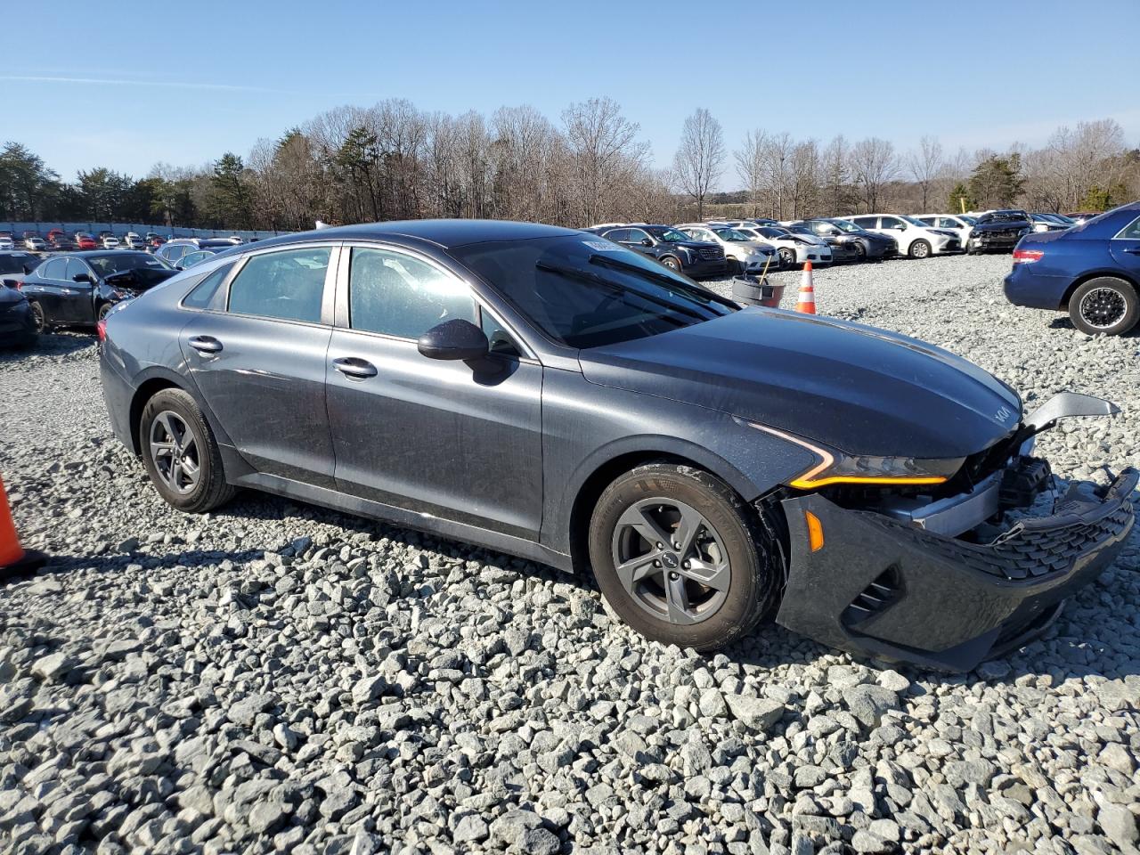 2024 KIA K5 VIN 5XXG14J25RG235329 Copart auction photo, side / front end damage thumbnail 4