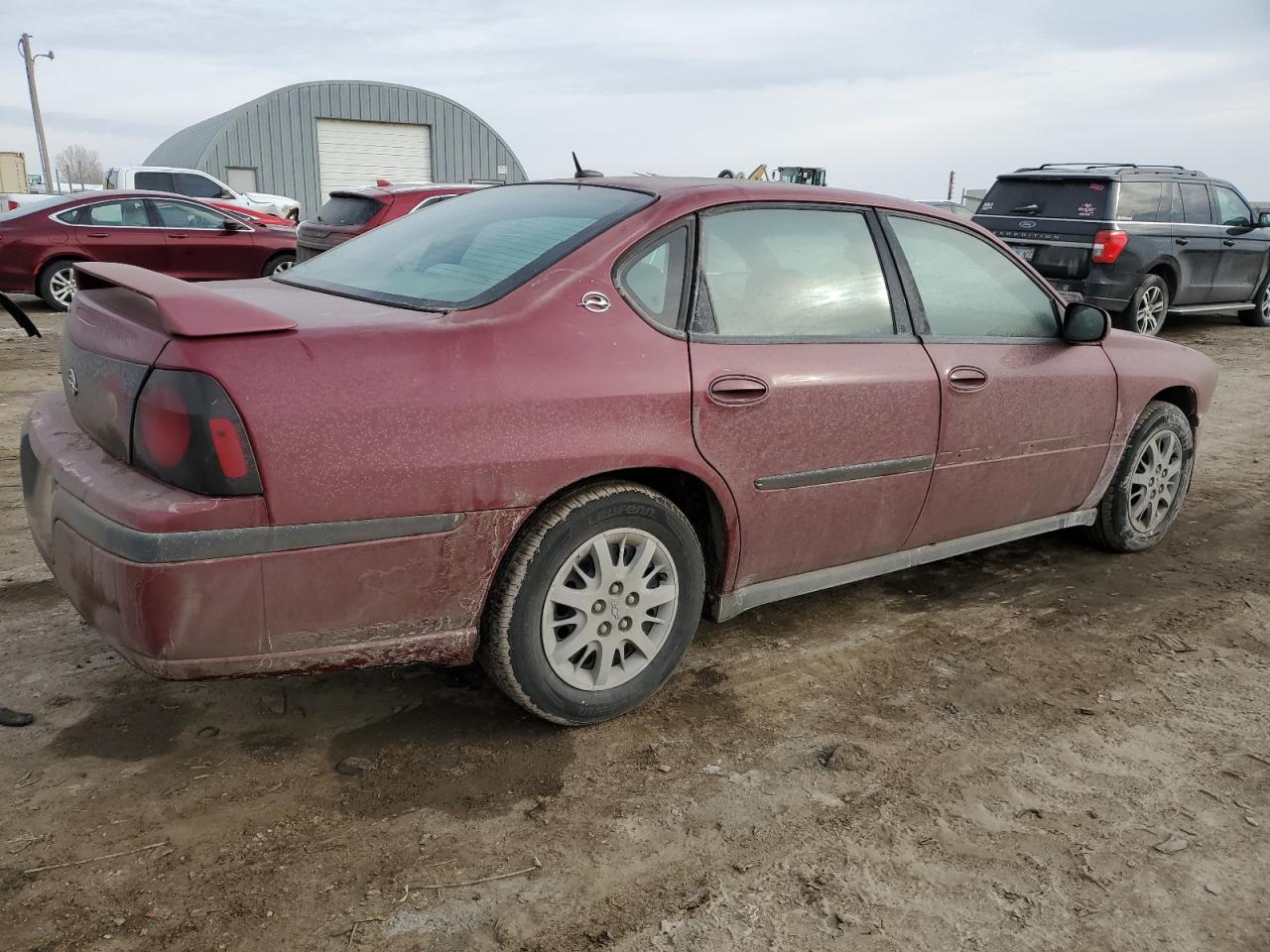 2005 Chevrolet Impala VIN 2G1WF52EX59198297 Copart auction photo, front end / side damage thumbnail 3