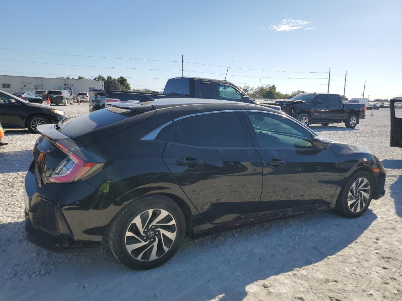 2017 Honda Civic VIN SHHFK7H24HU224242 Copart auction photo, hail damage thumbnail 3