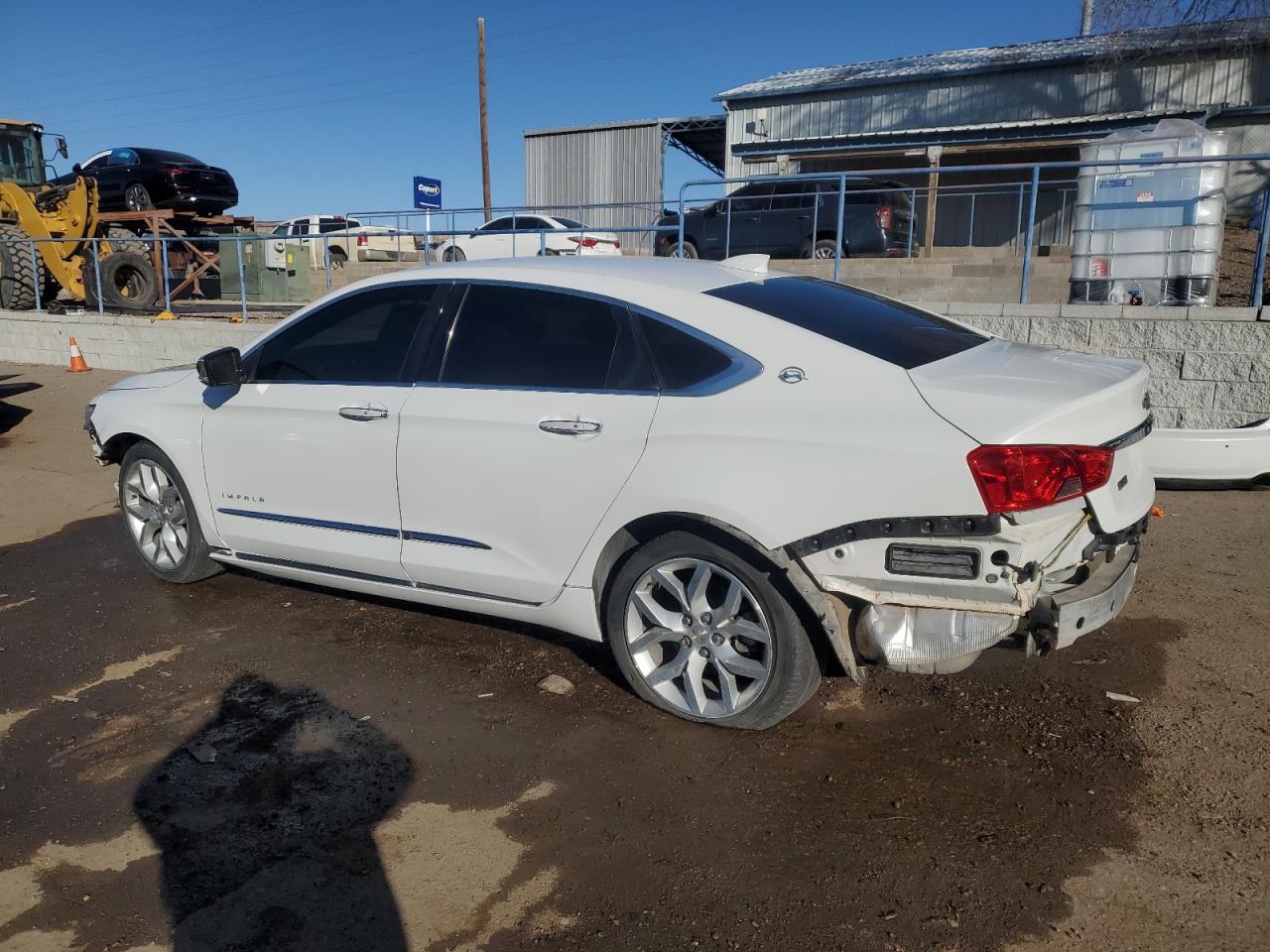 2015 Chevrolet Impala VIN 1G1155SL1FU132804 Copart auction photo, front end / rear end damage thumbnail 2