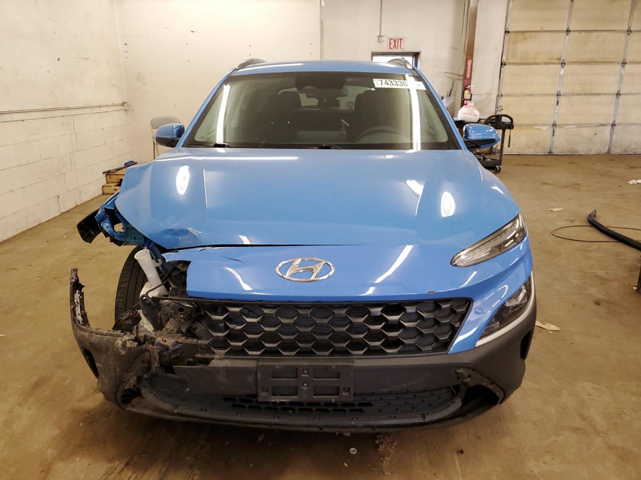 2022 Hyundai Kona VIN KM8K6CAB0NU876538 Copart auction photo, front end / rear end damage thumbnail 5