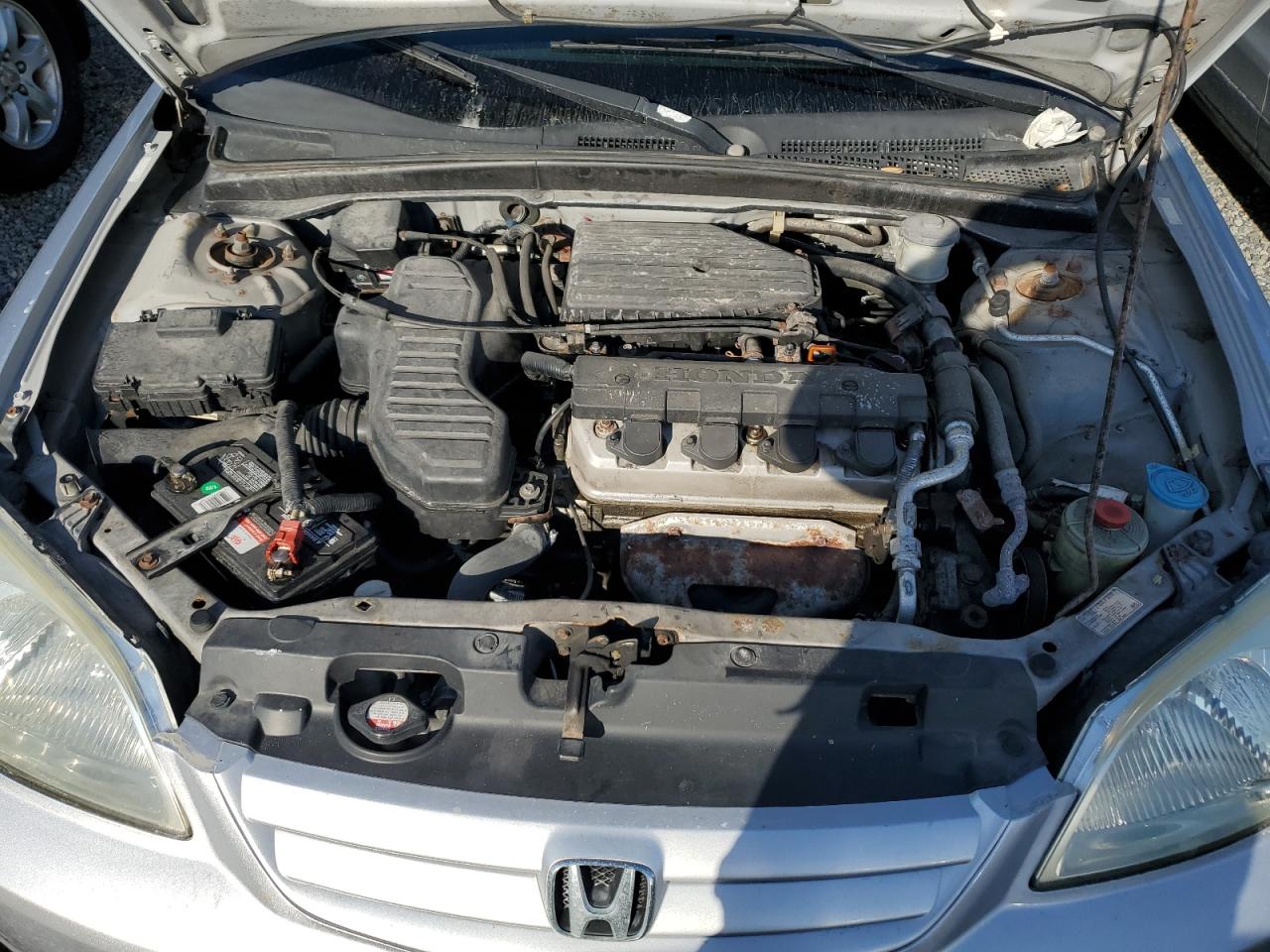 2001 Honda Civic VIN 2HGES16531H595630 Copart auction photo, water/flood damage thumbnail 11