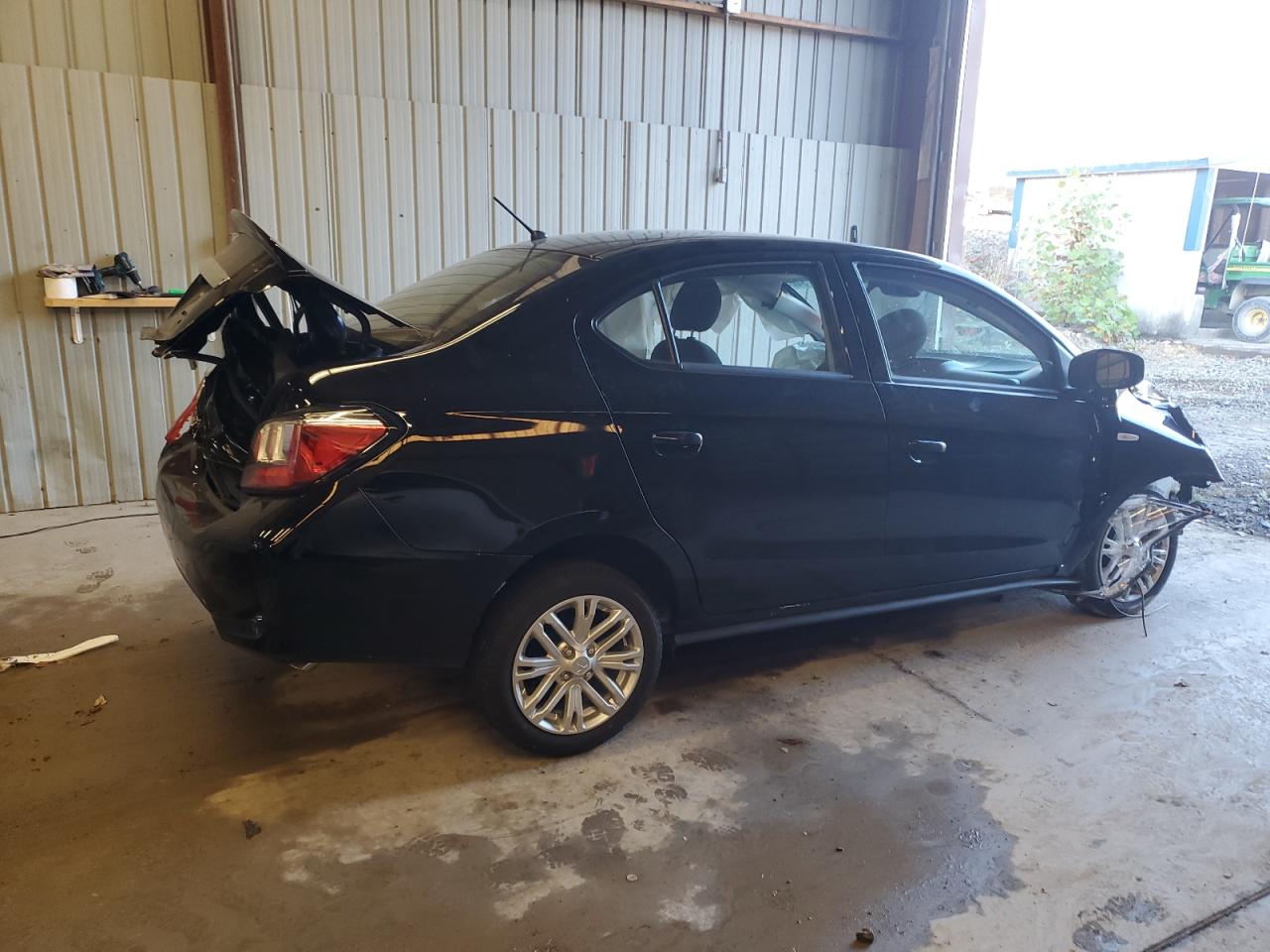 2024 Mitsubishi Mirage VIN ML32FUFJ4RHF10080 Copart auction photo, front end / rear end damage thumbnail 3