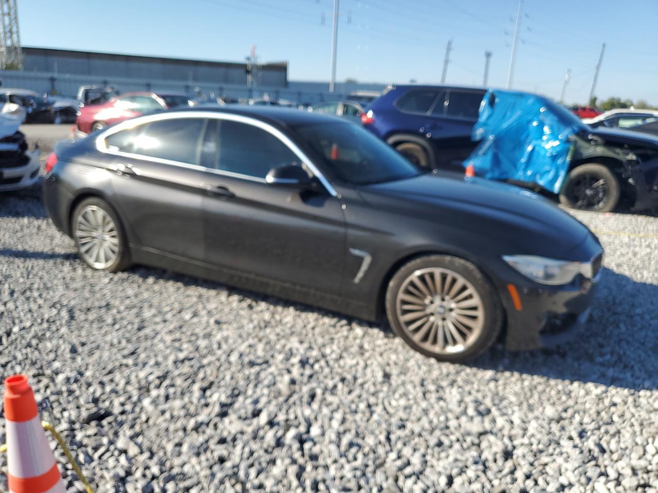 2015 BMW 4er VIN WBA4A5C52FGK15251 Copart auction photo, water/flood damage thumbnail 4