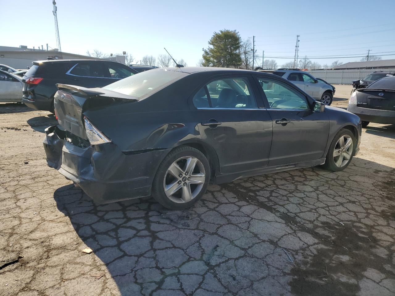2012 Ford Fusion VIN 3FAHP0KC1CR191654 Copart auction photo, rear end / front end damage thumbnail 3
