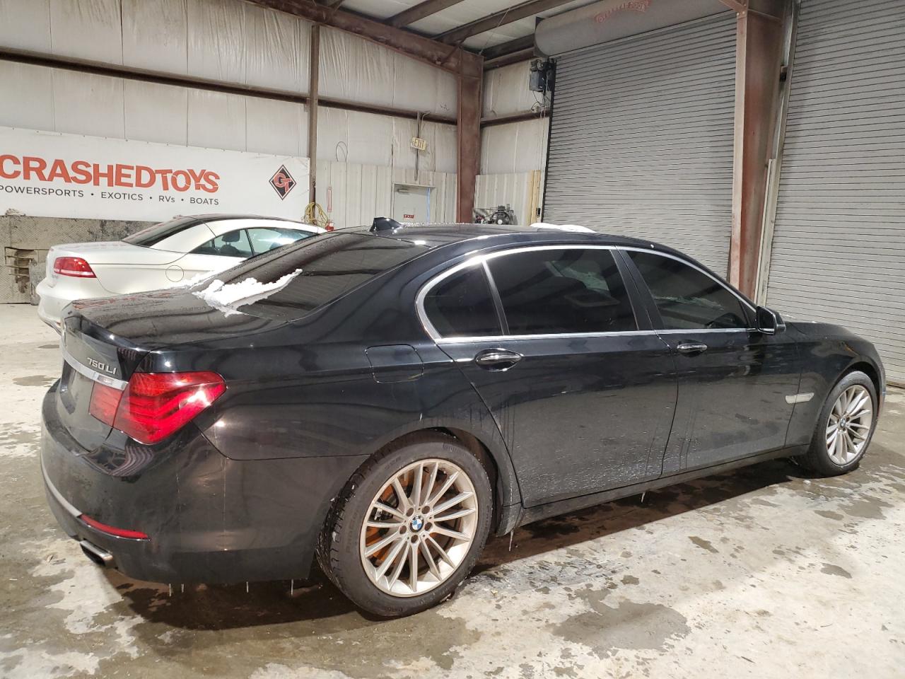 2014 BMW 7er VIN WBAYF8C51ED653635 Copart auction photo, mechanical damage thumbnail 3