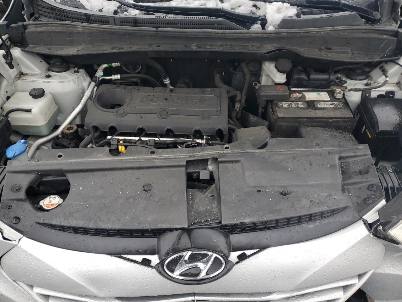 2013 Hyundai Tucson VIN KM8JUCACXDU576367 Copart auction photo, front end damage thumbnail 12