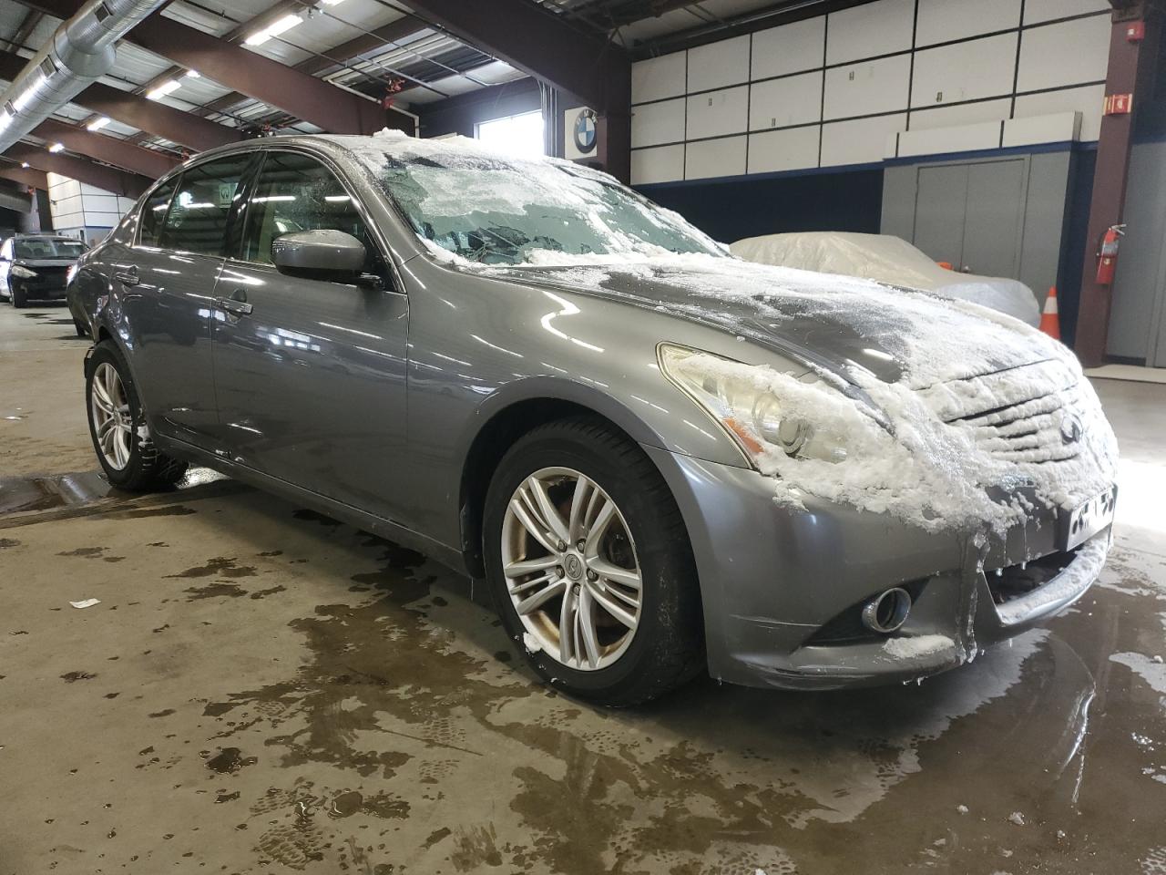 2013 Infiniti G VIN JN1CV6ARXDM356388 Copart auction photo, rear end damage thumbnail 4