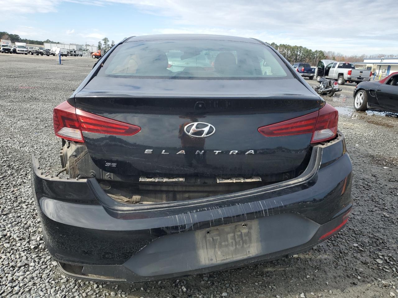 2019 Hyundai Elantra VIN 5NPD74LF1KH436589 Copart auction photo, all over / rear end damage thumbnail 6