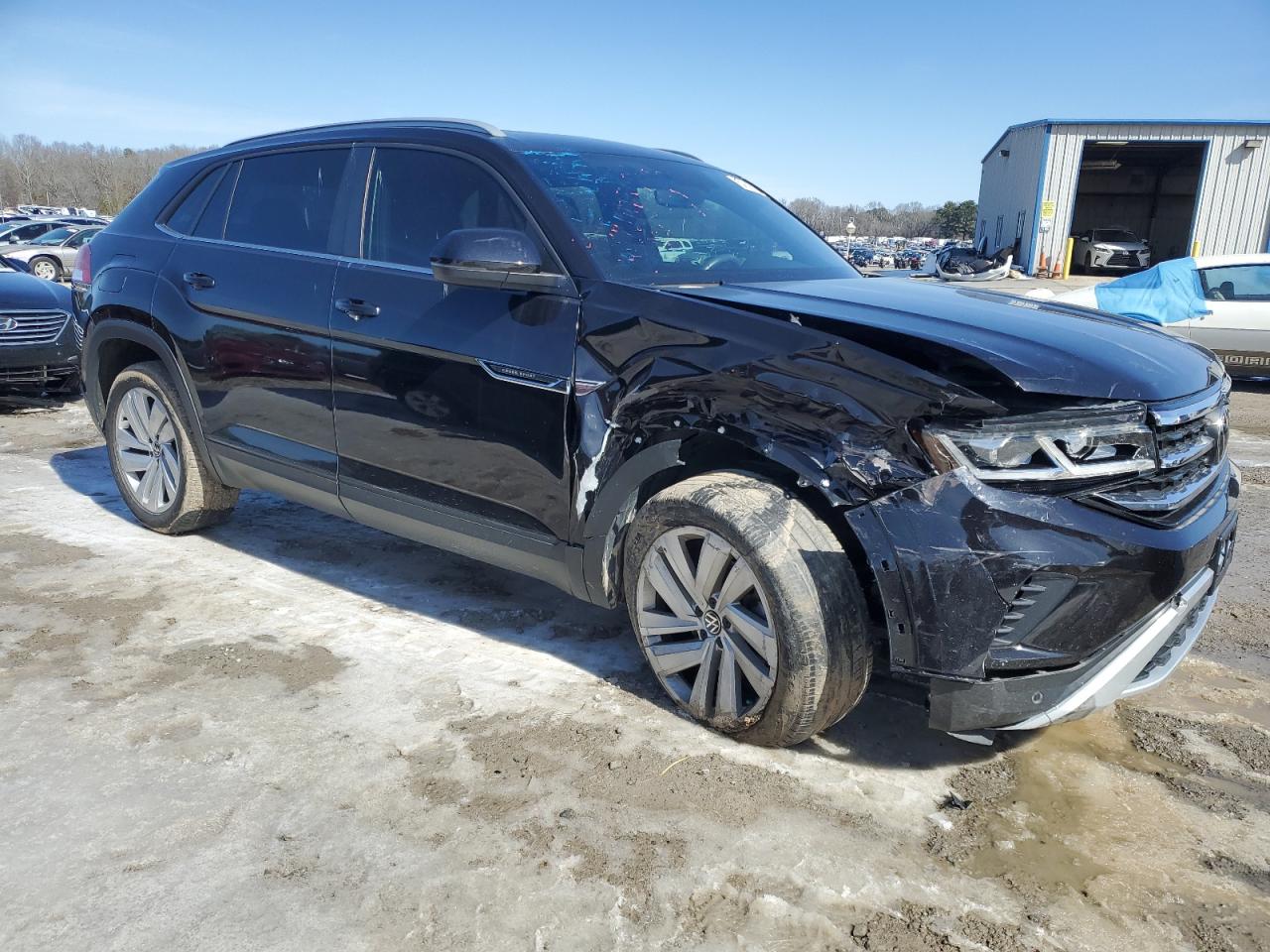 2020 Volkswagen Atlas VIN 1V25C2CA1LC201260 Copart auction photo, front end / minor dent/scratches damage thumbnail 4