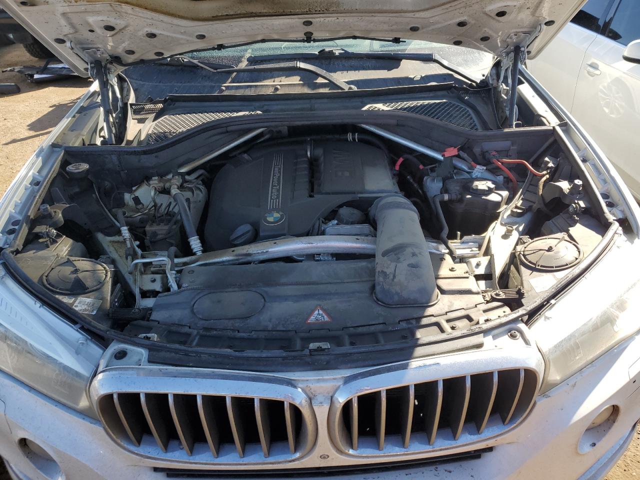 2014 BMW X5 VIN 5UXKR0C50E0H20574 Copart auction photo, rear end damage thumbnail 12