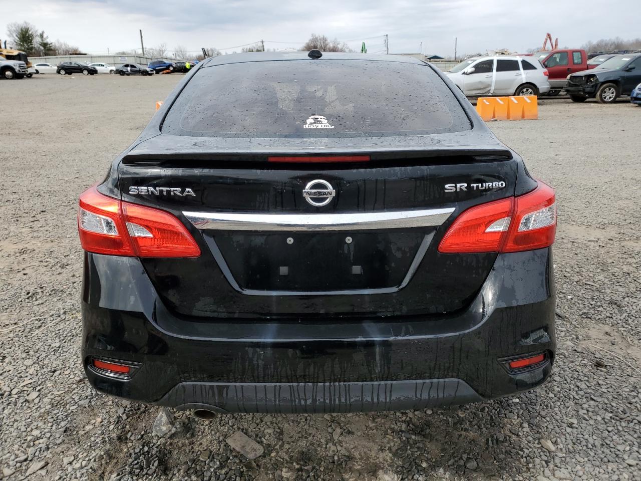 2017 Nissan Sentra VIN 3N1CB7AP3HY312460 Copart auction photo, top/roof / front end damage thumbnail 6
