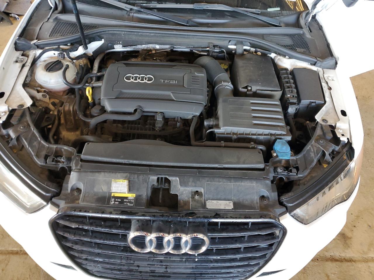 2016 Audi A3 VIN WAUA7GFF7G1117127 Copart auction photo, rear end / stripped damage thumbnail 11