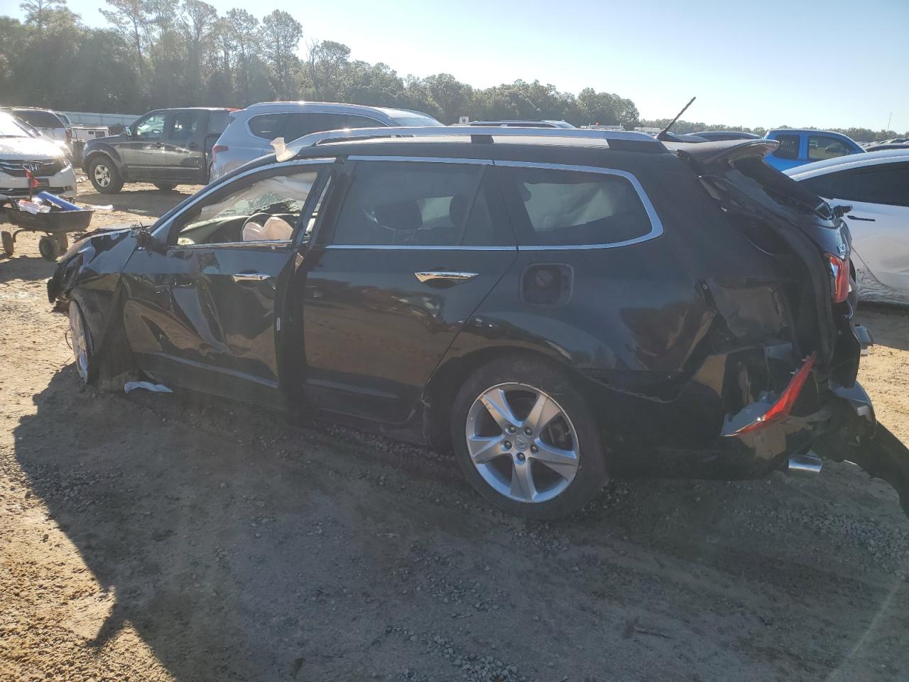2011 Acura TSX VIN JH4CW2H64BC002513 Copart auction photo, front end / rear end damage thumbnail 2