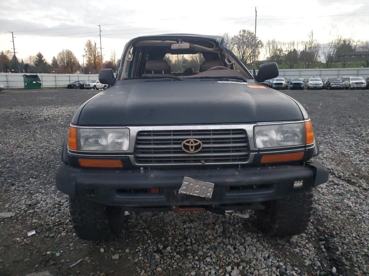 1996 Toyota Land Cruiser VIN JT3HJ85JXT0142784 Copart auction photo, side damage thumbnail 5