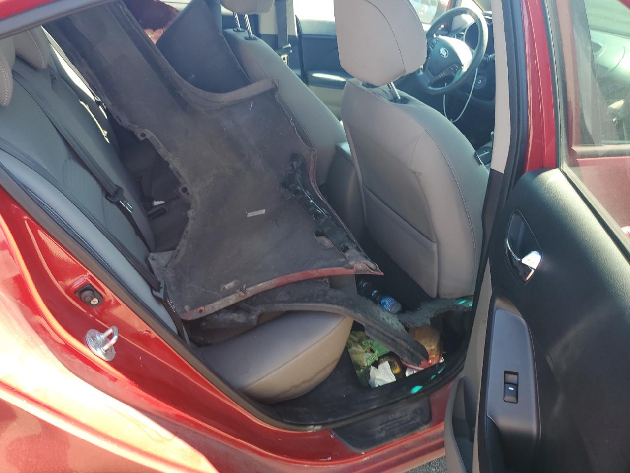 2014 KIA Forte VIN KNAFX4A60E5232721 Copart auction photo, rear end damage thumbnail 10