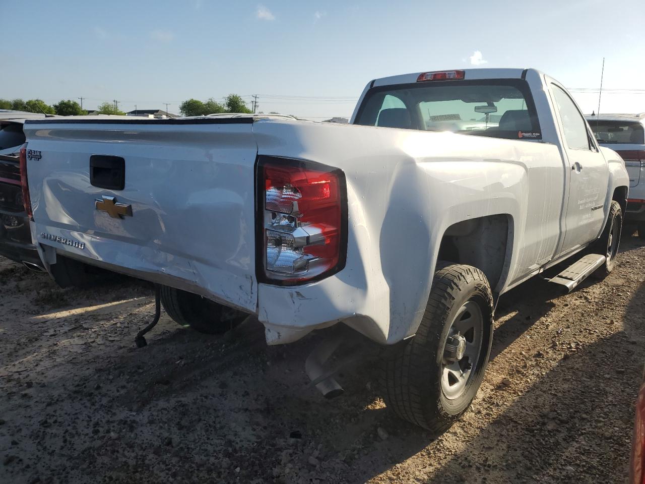 2016 Chevrolet Silverado VIN 1GCNCNEH6GZ198324 Copart auction photo, rear end / minor dent/scratches damage thumbnail 3