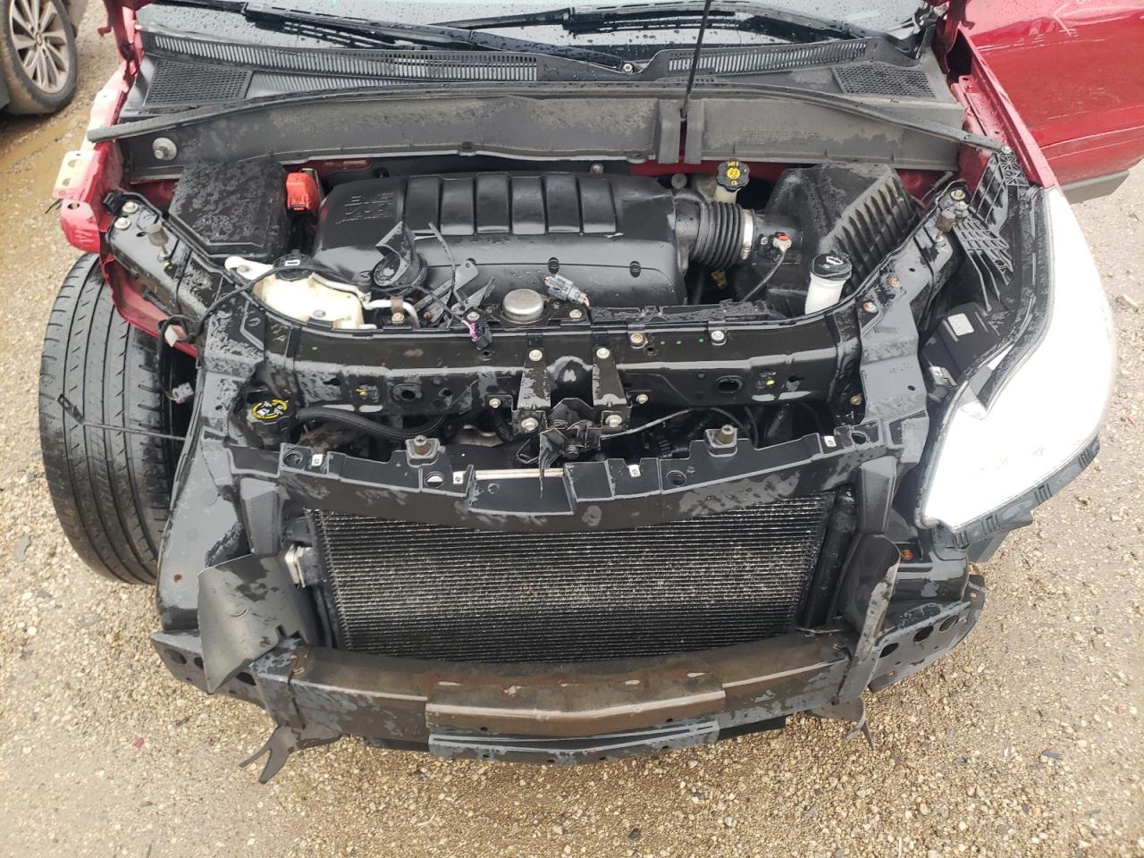 2012 Chevrolet Traverse VIN 1GNKVGED6CJ174143 Copart auction photo, front end / side damage thumbnail 12