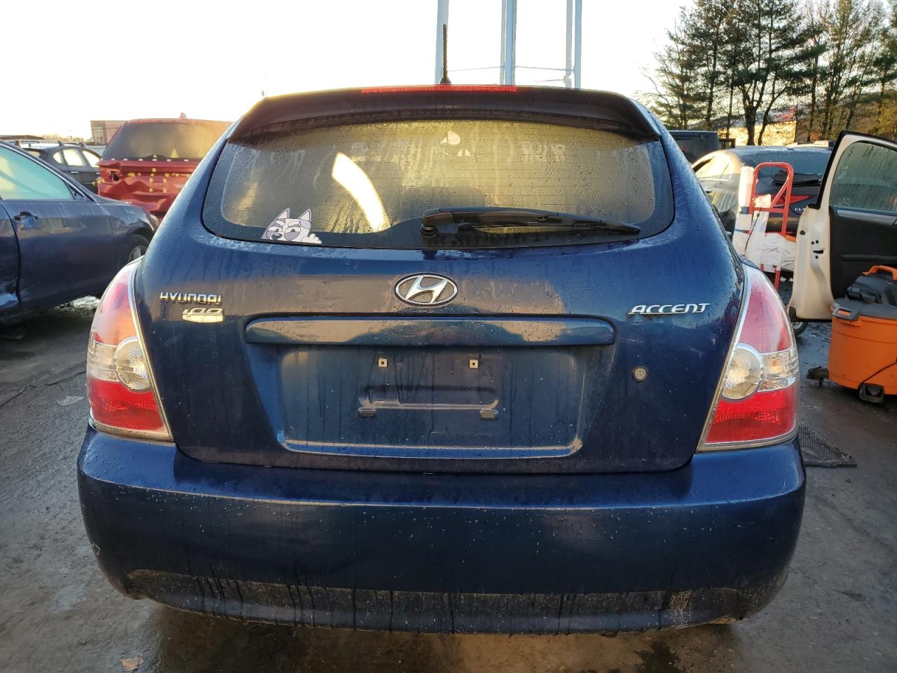 2010 Hyundai Accent VIN KMHCM3AC4AU181184 Copart auction photo, front end / minor dent/scratches damage thumbnail 6