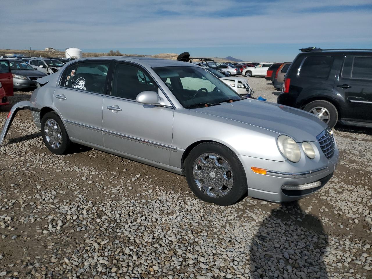 2008 KIA Amanti VIN KNALD125985143895 Copart auction photo, rear end damage thumbnail 4
