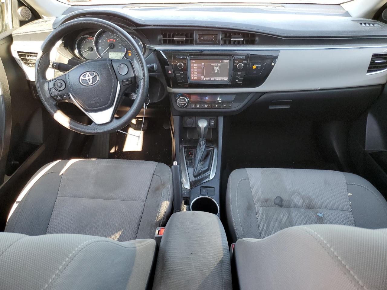 2014 Toyota Corolla VIN 2T1BURHE8EC172386 Copart auction photo, front end / side damage thumbnail 8