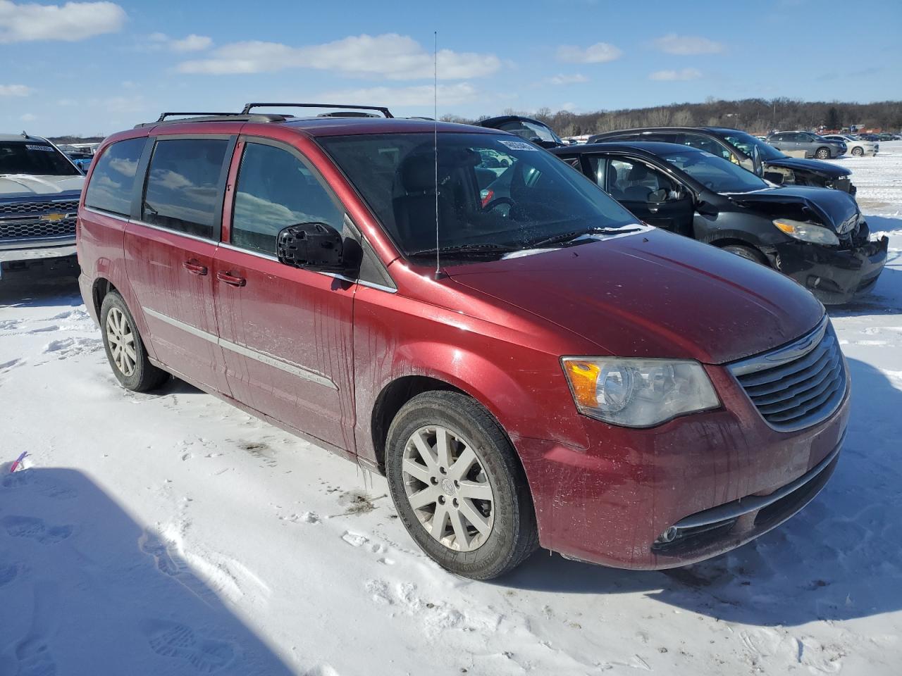 2014 Chrysler Town & Country VIN 2C4RC1BG8ER437532 Copart auction photo, mechanical damage thumbnail 4