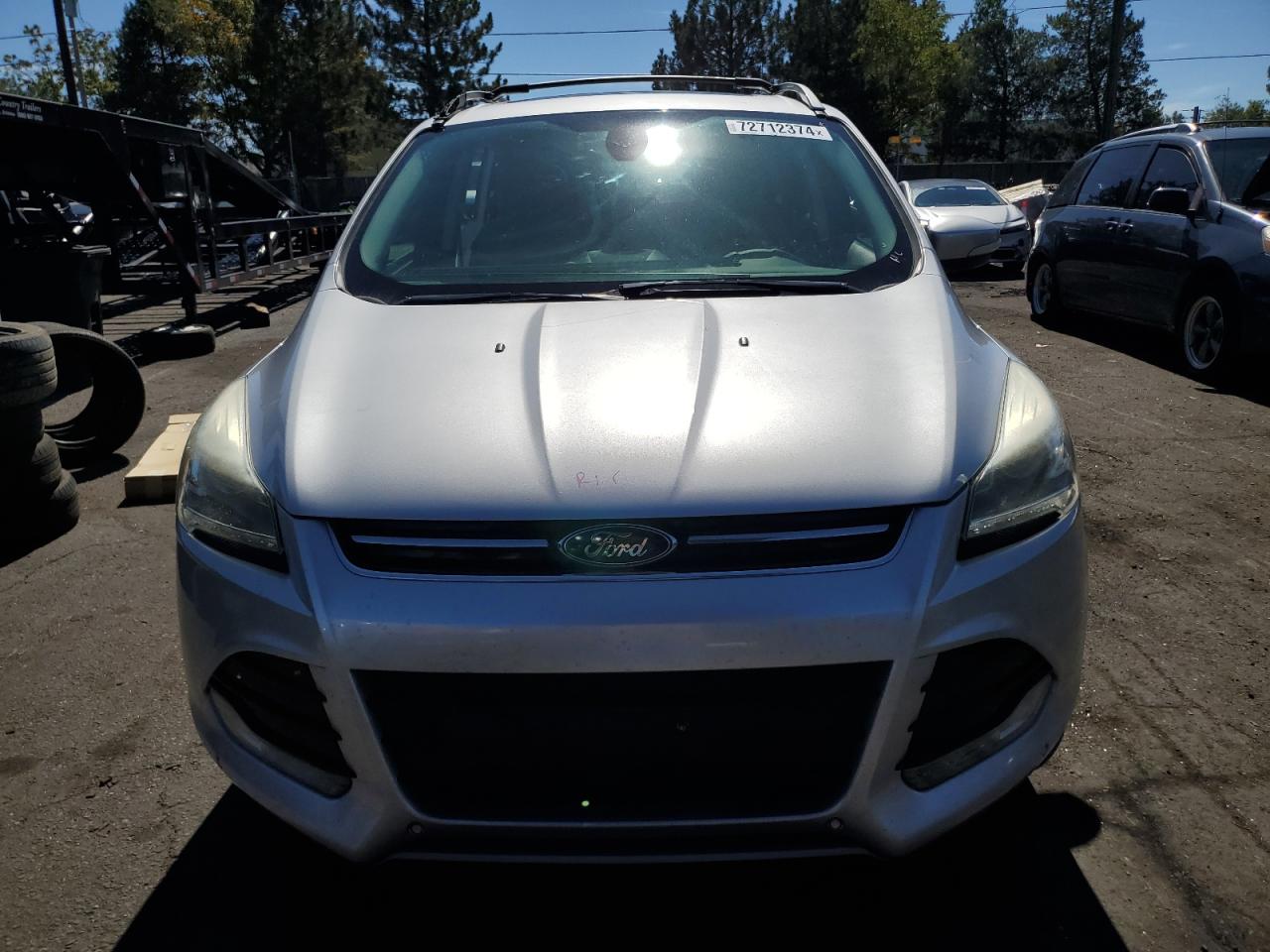 2014 Ford Escape VIN 1FMCU0J99EUA29233 Copart auction photo, side / rear end damage thumbnail 5