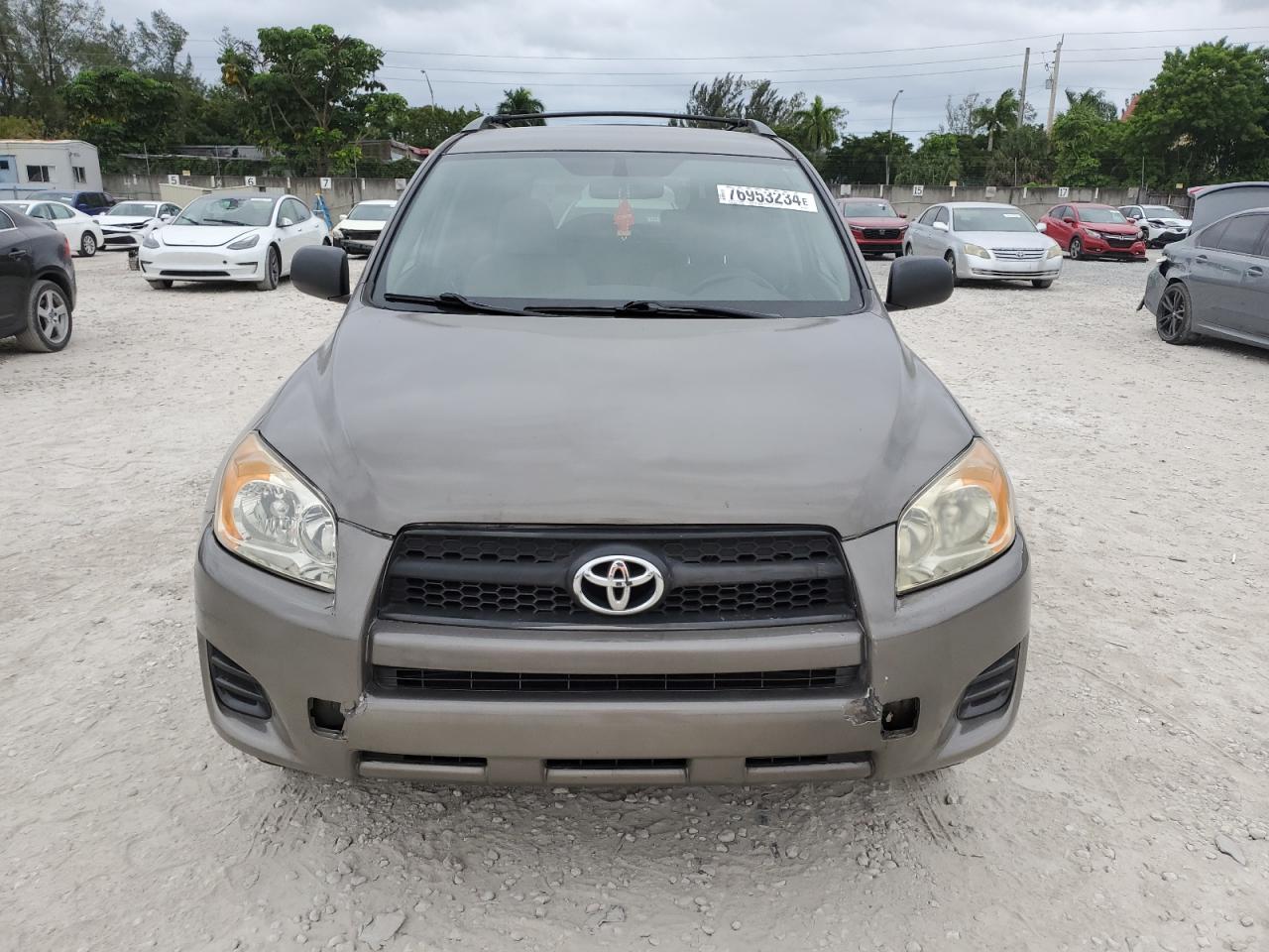 2010 Toyota RAV 4 VIN JTMKF4DVXA5030163 Copart auction photo, rear end damage thumbnail 5